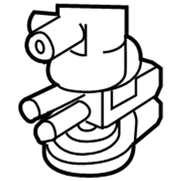 52850614AB Mopar Bracket-Vacuum SOLENOID Illustration 1 of 1