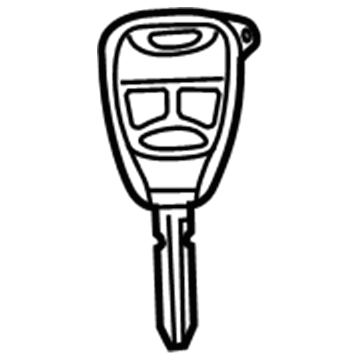 68066849AF Mopar Integrated Key Fob Illustration 1 of 1