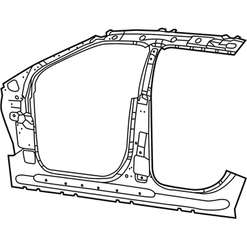 68312261AA Mopar Panel-Body Side Aperture Inner Illustration 1 of 1