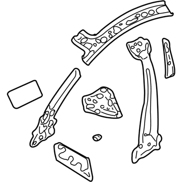 5066266AA Mopar Body Side Aperture Inner Panel Illustration 1 of 1