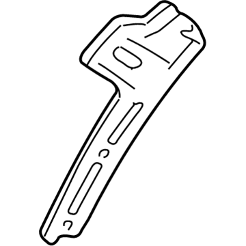 Mopar 4783963 Windshield Side Frame 4783963 Mopar Windshield Side Frame Illustration 1 of 1