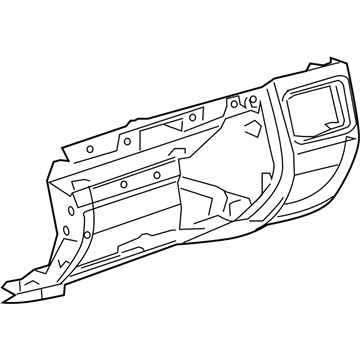 XZ98BD5AA Mopar Housing-Glove Box Illustration 1 of 1