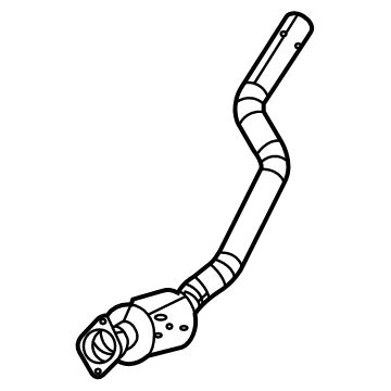 Jeep Grand Cherokee L Catalytic Converter - 68445609AC