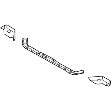 Mopar 5103398AC Radiator Crossmember 5103398AC Mopar Radiator Crossmember Illustration 1 of 1