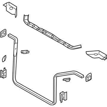 5103397AF Mopar Radiator Crossmember Illustration 1 of 1