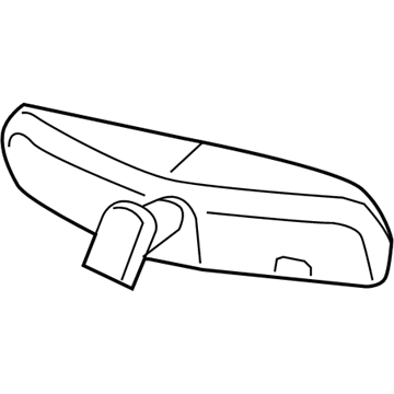 57010395AC Mopar Inside Rear View Mirror Illustration 1 of 1