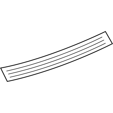 57010131AB Mopar Step Pad-Rear Bumper Illustration 1 of 1