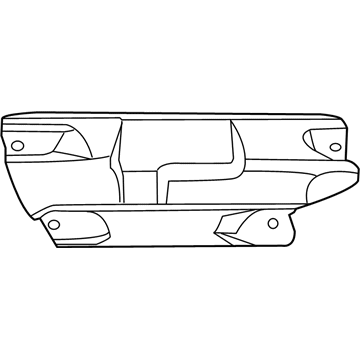 2009 Dodge Nitro Exhaust Heat Shield - 53031093AC