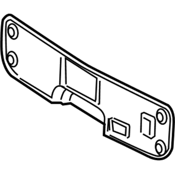 1BY68DX9AD Mopar Cover-LIFTGATE Trim Illustration 1 of 1