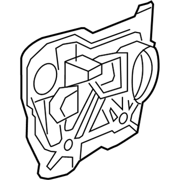 68030579AA Mopar Carrier Plate Panel Illustration 1 of 1