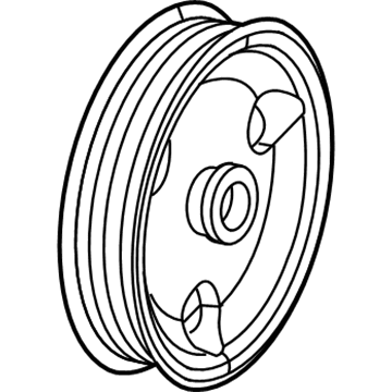 68032253AB Mopar Power Steering Pump Pulley Illustration 1 of 1