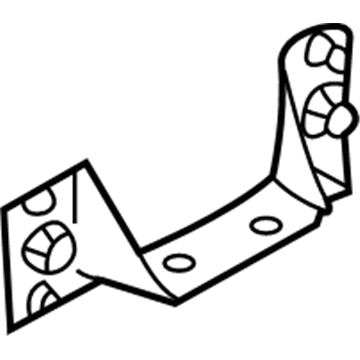 55076528 Mopar Front Bumper Bracket Illustration 1 of 1