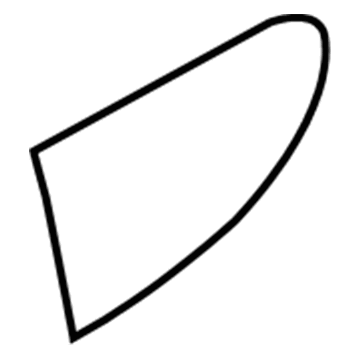 55076409AB Mopar Shield-Front FACSIA Illustration 1 of 1