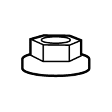 5125760AA Mopar Hexagon Flange Lock Nut Illustration 1 of 1