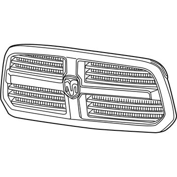 2024 Ram 1500 Classic Grille - 68094301AC
