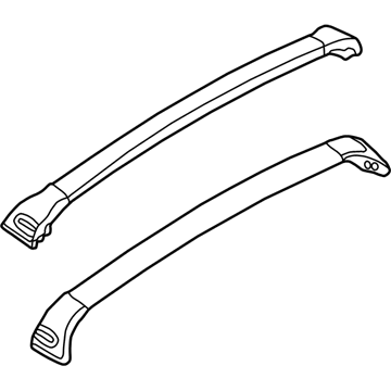 5303724AA Mopar Luggage Rack Cross Rail Illustration 1 of 1