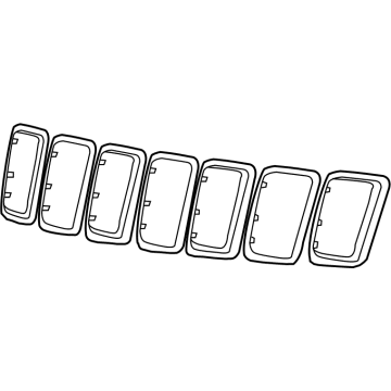 6ML06LS1AA Mopar Trim Ring-Radiator Grille Illustration 1 of 1