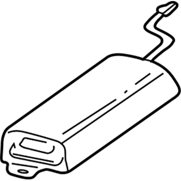 56038407AG Mopar Radio Amplifier Illustration 1 of 1