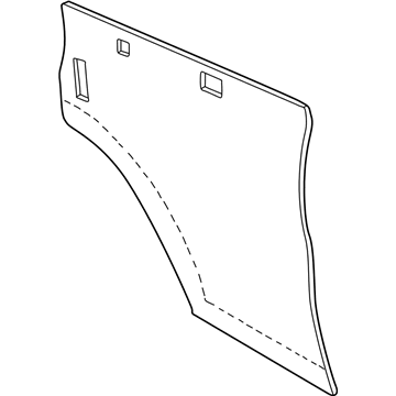 5DJ10MB7 Mopar Panel-Front Door Trim Illustration 1 of 1