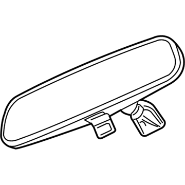 4806228AB Mopar Inside Rear View Mirror Illustration 1 of 1