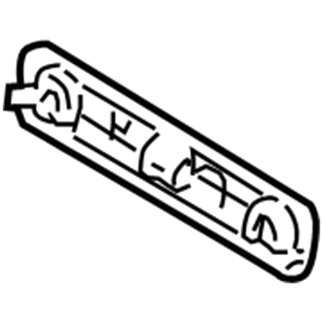 1DU591D1AA Mopar Bezel-Bag Hook Illustration 1 of 1