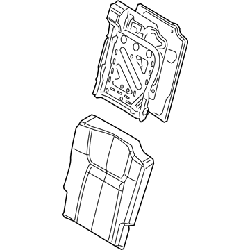 1DV041D1AA Mopar Rear Seat Back Illustration 1 of 1