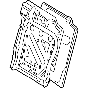 1DU641D1AA Mopar Rear Seat Back Panel Illustration 1 of 1