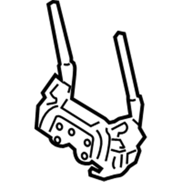 5183696AA Mopar Hinge Int-HEADREST Illustration 1 of 1