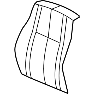 1RW82XDVAA Mopar Front Seat Back Cover Illustration 1 of 1