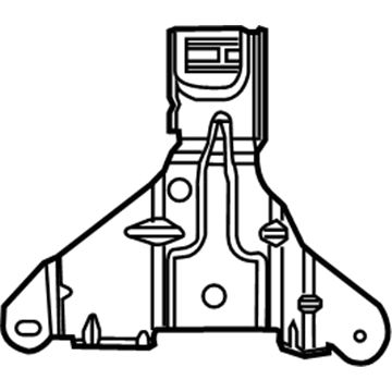 68066452AF Mopar Bracket-Tool Hold Down Illustration 1 of 1
