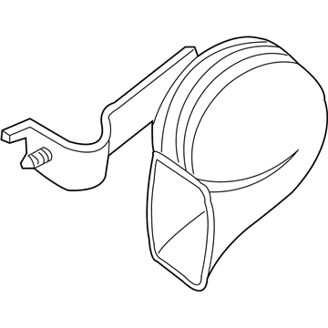 4685905AF Mopar Horn Illustration 1 of 1