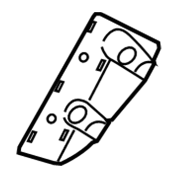 1DD62XDVAD Mopar Support-FOOTREST Illustration 1 of 1