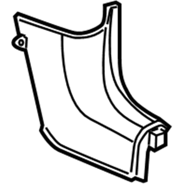 YD90XDVAF Mopar Cowl Panel Illustration 1 of 1