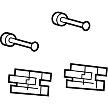 68095417AA Mopar Spring-Brake Shoe Hold Down Illustration 1 of 1