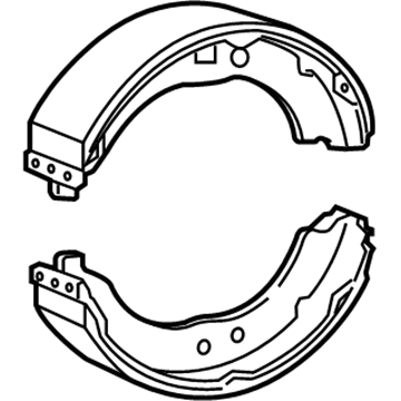 2015 Ram ProMaster 1500 Parking Brake Shoe - 68101452AA