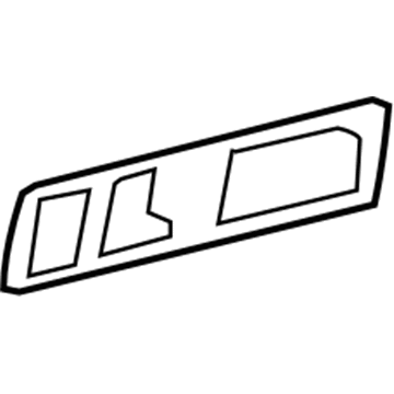 Mopar 68008640AA REINFMNT-Roof Panel 68008640AA Mopar REINFMNT-Roof Panel Illustration 1 of 1