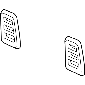 1BJ511J3AA Mopar Rear Headrest Illustration 1 of 1