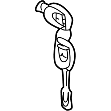 Mopar MR566158 Key Glove Box Lock MR566158 Mopar Key Glove Box Lock Illustration 1 of 1