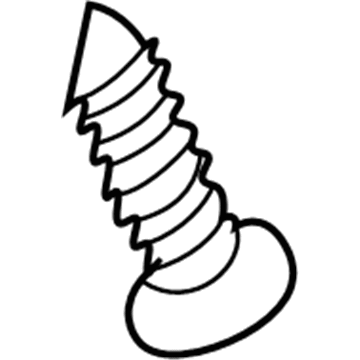 MS200335 Mopar Screw-License Plate Lamp Illustration 1 of 1