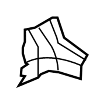 55362023AA Mopar REINFMNT-COWL Side Illustration 1 of 1