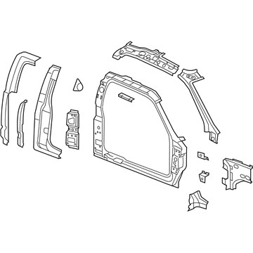 Mopar 5142312AB Body Side Aperture Panel 5142312AB Mopar Body Side Aperture Panel Illustration 1 of 1