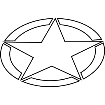 Mopar 68356147AA Decal-Quarter Rear 68356147AA Mopar Decal-Quarter Rear Illustration 1 of 1