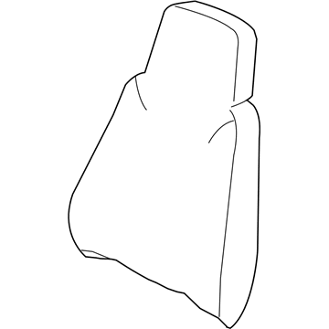 XR991DVAA Mopar Front Seat Seat Back Illustration 1 of 1