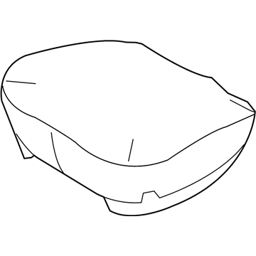 Mopar 5093495AA Seat Cushion Foam 5093495AA Mopar Seat Cushion Foam Illustration 1 of 1
