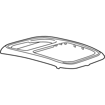 6EG65ML8AC Mopar Bezel-Floor Console Illustration 1 of 1