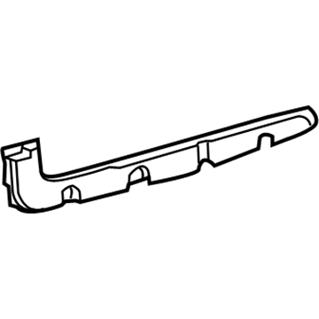 55079223AH Mopar Rear Bumper Bracket Illustration 1 of 1