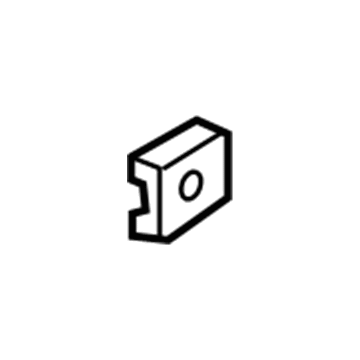 J4004868 Mopar Nut-Plastic Illustration 1 of 1