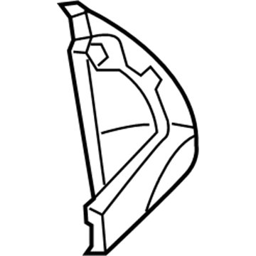 1UY42DX9AB Mopar Instrument Panel End Cap Illustration 1 of 1