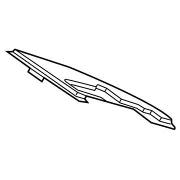 68104356AB Mopar Hush Panel-Instrument Panel Closeout Illustration 1 of 1
