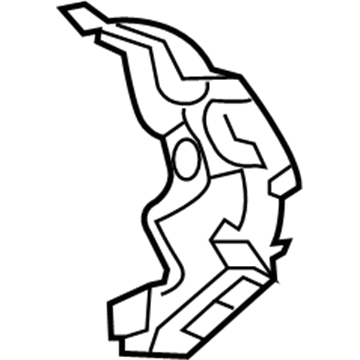 1YS71DX9AA Mopar Filler Panel Illustration 1 of 1